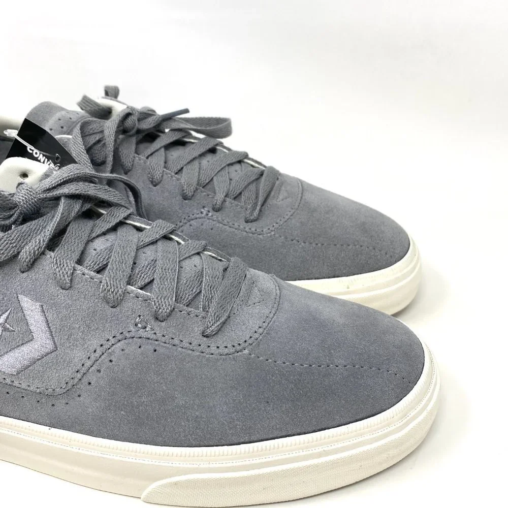 Converse Louie Lopez Pro OX Gray Low Top Shoes Men's Size Sneakers Suede 169493C - Picture 3 of 11